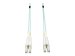 EATON TRIPPLITE 10Gb Duplex Multimode 50/125 OM3 LSZH Fiber Patch Cable LC/LC - Aqua 0,5M 20Zoll