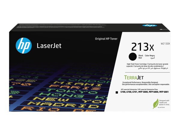 HP 213X Black Original LaserJet Toner Cartridge