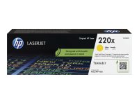 HP 220X Yellow Original LaserJet Toner Cartridge