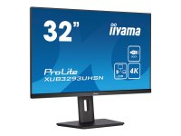 IIYAMA XUB3293UHSN-B5 81,28cm 32Zoll ETE IPS 3840x2160 UHD 1000:1 350cd/m2 4ms HDMI DP USB-C Dock Speakers LAN 65W PD 15cm