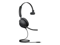 JABRA Evolve2 40 SE MS Mono Headset on-ear wired USB-C...