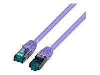 EFB RJ45 Patchkabel S/FTP Cat6A LSZH Violett Laenge 0,25m...