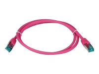 EFB RJ45 Patchkabel S/FTP Cat6A LSZH Magenta Laenge 1m...