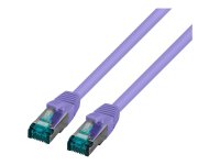 EFB RJ45 Patchkabel S/FTP Cat6A LSZH Violett Laenge 1m...