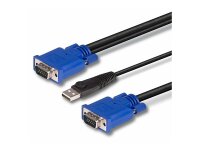 LINDY 2m Combined KVM & USB Cable