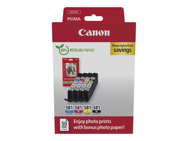 CANON CLI-581 Ink Cartridge BK/C/M/Y PHOTO