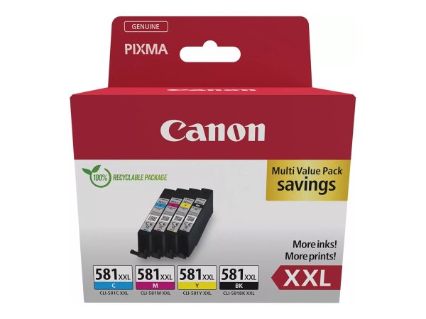 CANON CLI-581XXL Ink Cartridge C/M/Y/BK MULTI