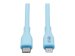 EATON TRIPPLITE Safe-IT USB-C to Lightning Sync/Charge Antibacterial Cable MFi Certified - USB 2.0 M/M Light Blue 0,91m