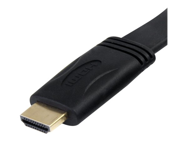 STARTECH.COM 1,8m Flaches Hochgeschwindigkeits HDMI Kabel mit Ethernet - Ultra HD 4k x 2k HDMI Kabel - HDMI Stecker auf HDMI Steck