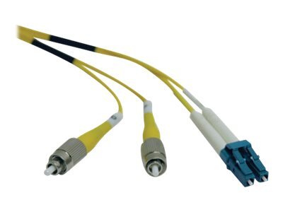 EATON TRIPPLITE Duplex Singlemode 9/125 Fiber Patch Cable LC/FC 2M 6ft.