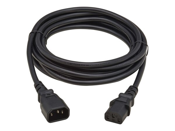 EATON TRIPPLITE PDU Power Cord C13 to C14 - 10A 250V H05VV-F 4M Black