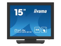 IIYAMA T1531SR-B1S 38,1cm 15Zoll Resistive Touch VA-panel 1024x768 Speakers VGA DisplayPort HDMI 300cd/m with touch USB Interface