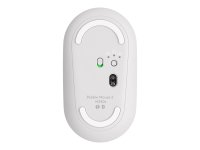 LOGITECH Pebble Mouse 2 M350s Mouse optical 3 buttons wireless Bluetooth 5.2 LE tonal white