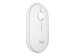 LOGITECH Pebble Mouse 2 M350s Mouse optical 3 buttons wireless Bluetooth 5.2 LE tonal white