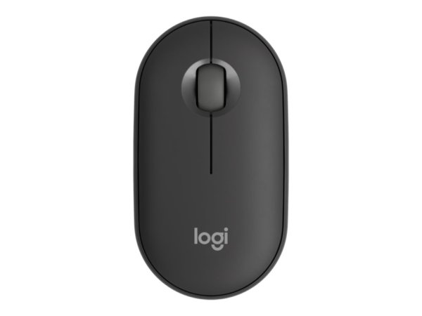 LOGITECH Pebble Mouse 2 M350s Mouse optical 3 buttons wireless Bluetooth 5.2 LE tonal graphite