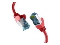 EFB Netzwerkkabel CAT6a S/FTP PIMF mit CAT7 Rohkabel 10 Gigabit Ethernet Kupfer 0,15m rot