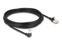 DELOCK RJ45 Netzwerkkabel Cat.6A S/FTP Slim 90 unten...