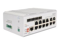 DIGITUS Industrial 8+4 L2managed Gigabit Ethernet PoE Swi...