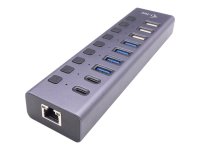 I-TEC USB 3.0/USB-C Charging HUB 9port + GLAN mit...