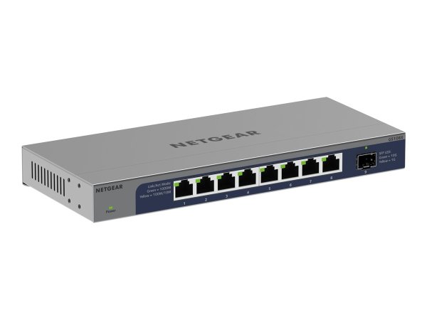 NETGEAR 8PT GIG UM +1P 10G SFP+ Uplink Switch