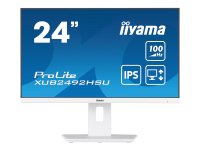 IIYAMA XUB2492HSU-W6 60,96cm 24Zoll WHITE ETE IPS-panel 1920x1080 100Hz 15cm Height Adj. Stand Pivot 250cd/m Speakers HDMI