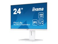 IIYAMA XUB2492HSU-W6 60,96cm 24Zoll WHITE ETE IPS-panel 1920x1080 100Hz 15cm Height Adj. Stand Pivot 250cd/m Speakers HDMI