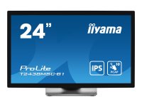 IIYAMA T2438MSC-B1 60,45cm 23,8Zoll Bonded PCAP Bezel Free 10P Touch with Anti-Fingerprint coating 1920x1080 IPS panel DisplayPort