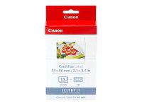 CANON KC-18IF Foto sticker inkjet 54x86mm 18 Blatt...