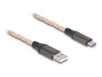 DELOCK USB 2.0 Kabel Typ-A zu USB Type-C mit RGB...