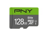 PNY Micro SD Card Elite 128 GB XC Class 10  UHSI  U1  A1...