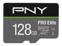 PNY MICRO-SD Card PRO ELITE 128GB Class 10 XC UHS I U3 A1...