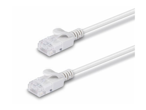 LINDY 0,5m Cat.6A U/FTP Ultra Slim Netzwerkkabel grau