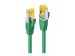 LINDY 1m RJ45 S/FTP LSZH Cable Green