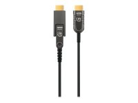 MANHATTAN Aktives HDMI-Glasfaserkabel mit abnehmbarem...