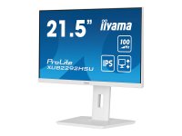 IIYAMA XUB2292HSU-W6 54,61cm 21,5Zoll ETE IPS FHD 100Hz 250cd/m2 0,4ms MPRT Speakers HDMI DP USB 4x 3.2 15cm Height Adj. White