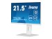 IIYAMA XUB2292HSU-W6 54,61cm 21,5Zoll ETE IPS FHD 100Hz 250cd/m2 0,4ms MPRT Speakers HDMI DP USB 4x 3.2 15cm Height Adj. White