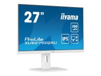 IIYAMA XUB2792QSU-W6 68,58cm 27Zoll ETE IPS 2560x1440 100Hz 250cd/m2 0,4ms Speakers HDMI DP USB 4x3.2 White FreeSync 15cm Height