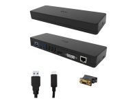 I-TEC USB 3.0/USB-C Dual Display Docking Station 1xHDMI 1xDVI+DVI-VGA Adapter 1xGLAN 2xUSB 3.0 4xUSB 2.0 1x Audio/Mic Jack