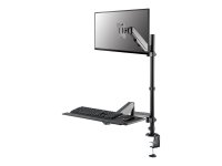 NEOMOUNTS desk mounted sit-stand workstation Screen...