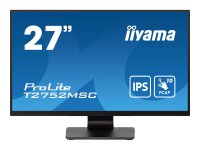 IIYAMA T2752MSC-B1 68,58cm 27Zoll Bonded PCAP 10P Touch 1920x1080 IPS-panel Flat Bezel Free Glass Front HDMI Displayport 360cd/m2