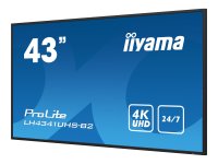 IIYAMA LH4341UHS-B2 109,22cm 43Zoll 3840x2160 4K UHD IPS panel 1precent Haze Landscape and Portrait mode Speakers 2x 10W VGA 3x HDMI