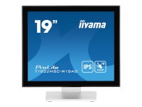 IIYAMA T1932MSC-W1SAG 48,26cm 19Zoll WHITE PCAP Anti-Glare coated Bezel Free Front 10P Touch IPS Panel 1280x1024 Speakers VGA