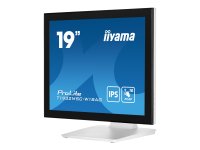 IIYAMA T1932MSC-W1SAG 48,26cm 19Zoll WHITE PCAP Anti-Glare coated Bezel Free Front 10P Touch IPS Panel 1280x1024 Speakers VGA