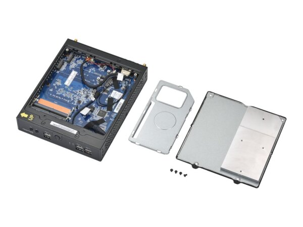 SHUTTLE Barebone XPC slim DS50U7 Intel Core i7-10510U 2xSODIMM DDR4 2xM.2 1xSATA 1xHDMI 1xDP 1xVGA Black