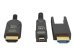 MANHATTAN Aktives optisches HDMI-Glasfaserkabel 4K60Hz UHD HDMI-Stecker auf Micro-HDMI-Stecker und abnehmbarer HDMI-Stecker 20 m