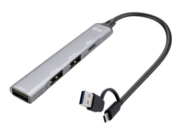 I-TEC USB-A/USB-C Metal HUB 1x USB-C 3.1 + 3x USB 2.0