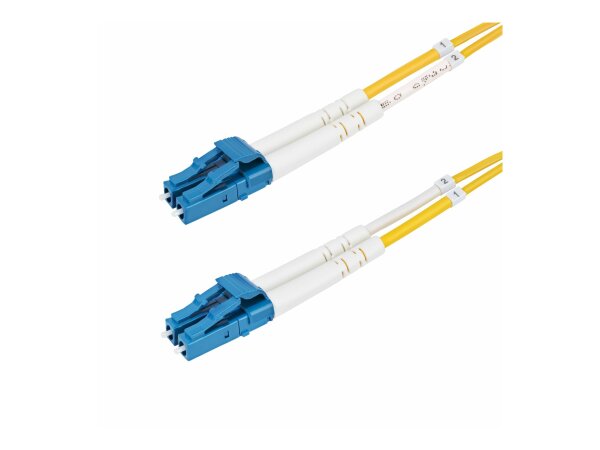 STARTECH.COM 5meter LWL Patchkabel LC LC UPC Singlemode OS2 Duplex 9/125um 10Gbit LSZH Glasfaserkabel