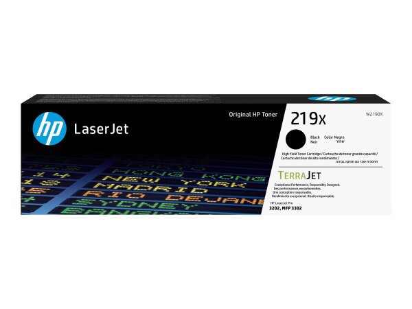 HP 219X High Yield Black Original LaserJet Toner Cartridge