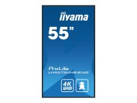 IIYAMA LH5575UHS-B1AG 1397cm 55Zoll 3840x2160 UHD IPS panel Haze 25perc 500cd/m Landscape and Portrait Signal FailOver Speakers