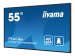 IIYAMA LH5575UHS-B1AG 1397cm 55Zoll 3840x2160 UHD IPS panel Haze 25perc 500cd/m Landscape and Portrait Signal FailOver Speakers